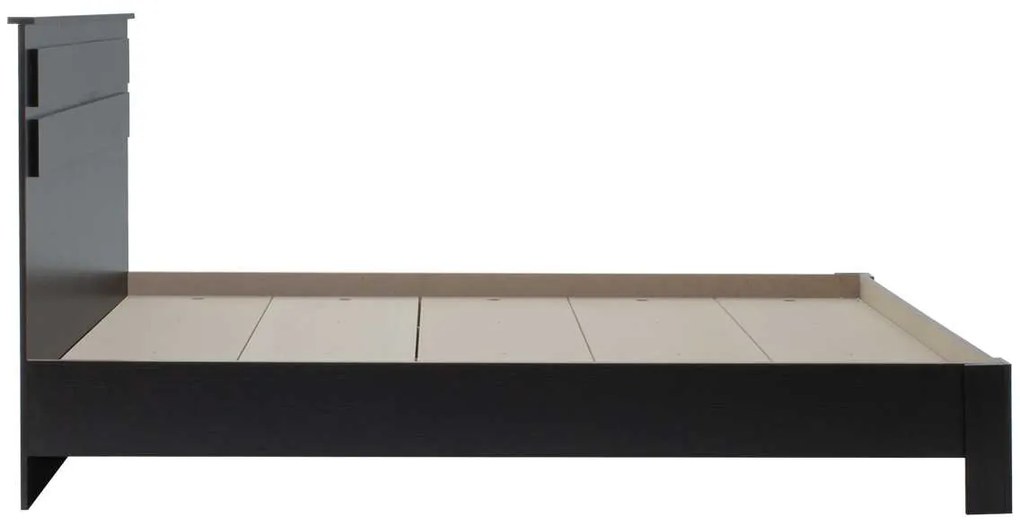 Κρεβάτι μονό OLYMPUS pakoworld σε χρώμα wenge 100x200εκ