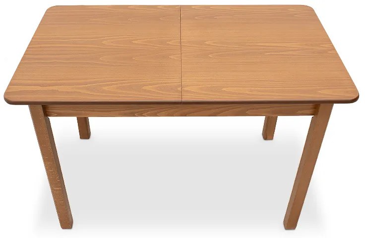 Τραπέζι Bergen Megapap μασίφ ξύλο-MDF επεκτεινόμενο χρώμα καρυδί 120/150x68x77εκ.