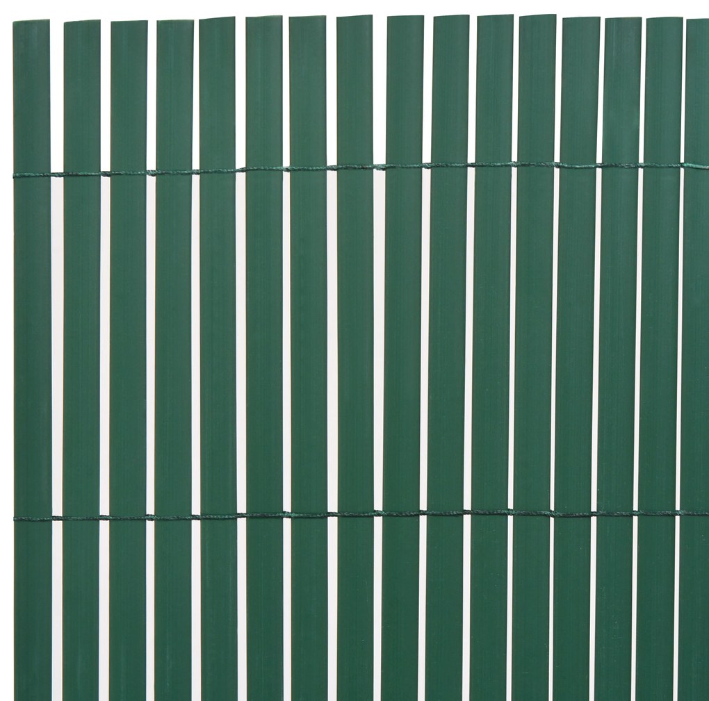vidaXL Κήπος Φράκτης Διπλής Όψης Πράσινο 1,5x3 μ PVC