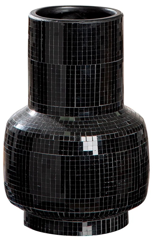 Βάζο Λαιμού Κεραμικό Μαύρο D16X24Cm D16X24Cm-05161391