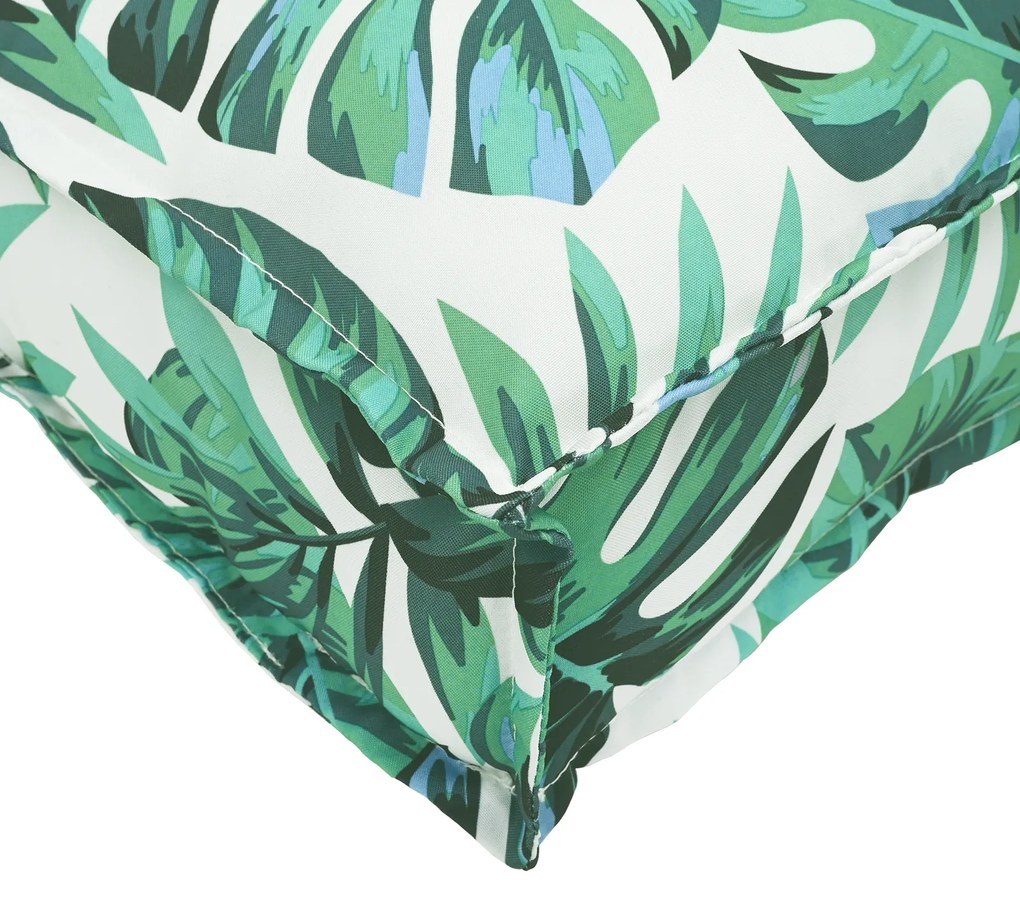 vidaXL Σετ Μαξιλαριών Πάγου Floral 2 pcs Μοτίβο φύλλων 100 x 40 x 8 εκ