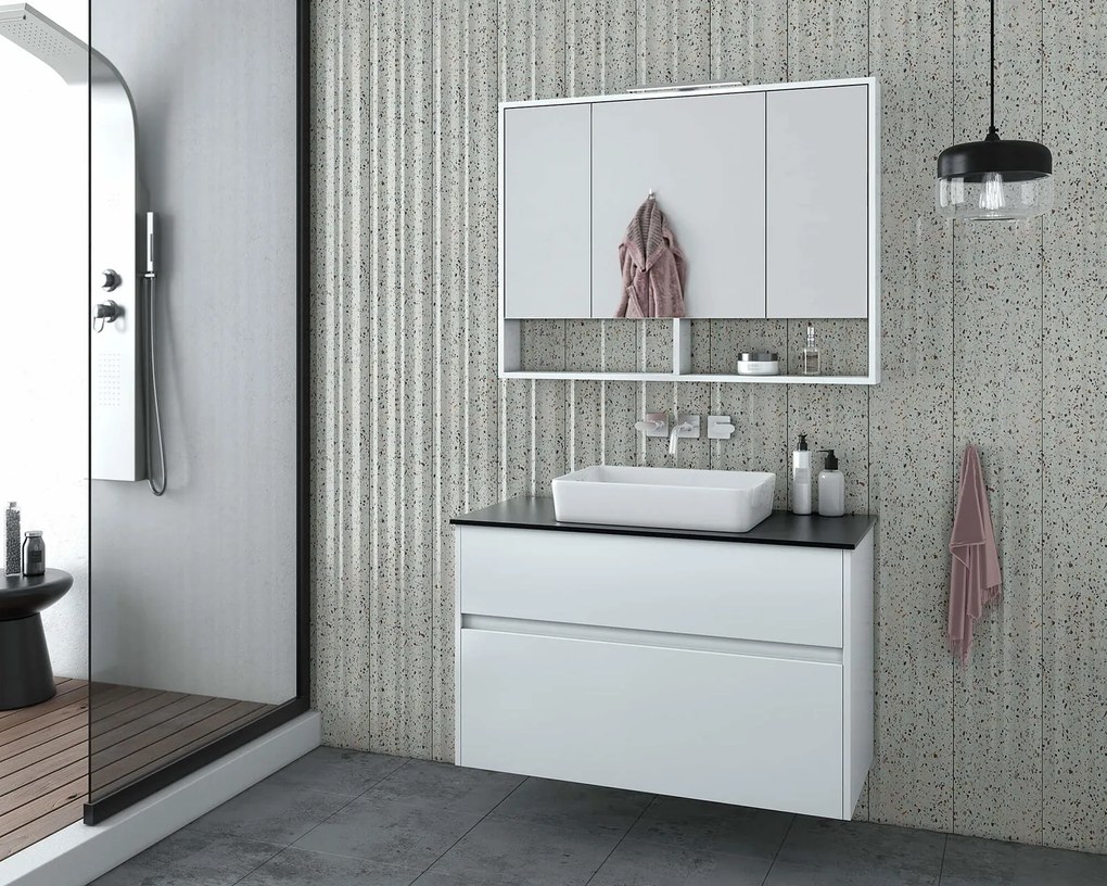 Πάγκος κρεμαστός Drop Instinct 100-Λευκό