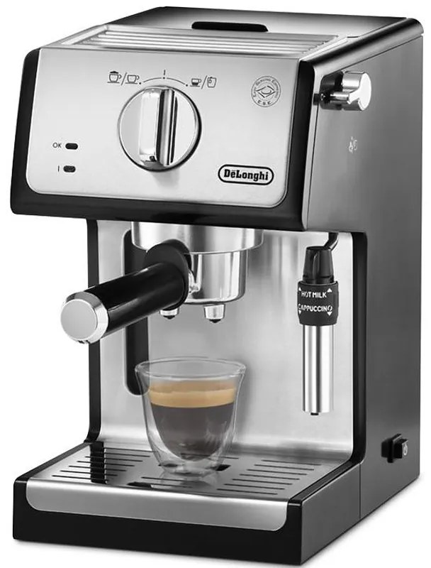 Delonghi ECP35.31 Μηχανή Espresso , 1100W , Πίεσης 15bar , Ασημί