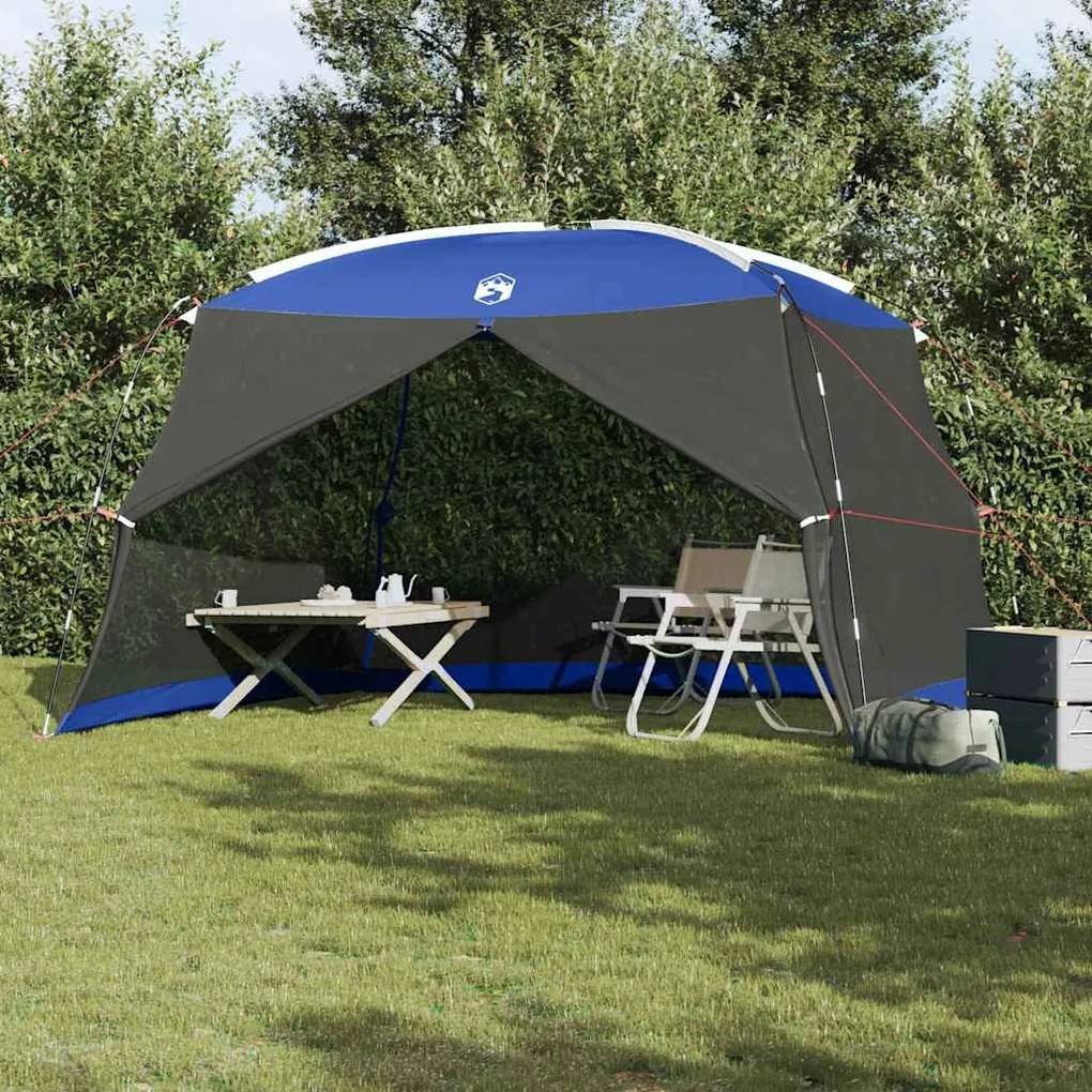 vidaXL Σκηνές με στέγη Αζούρ μπλε 380 x 380 x 225 εκ. Πολυεστέρας