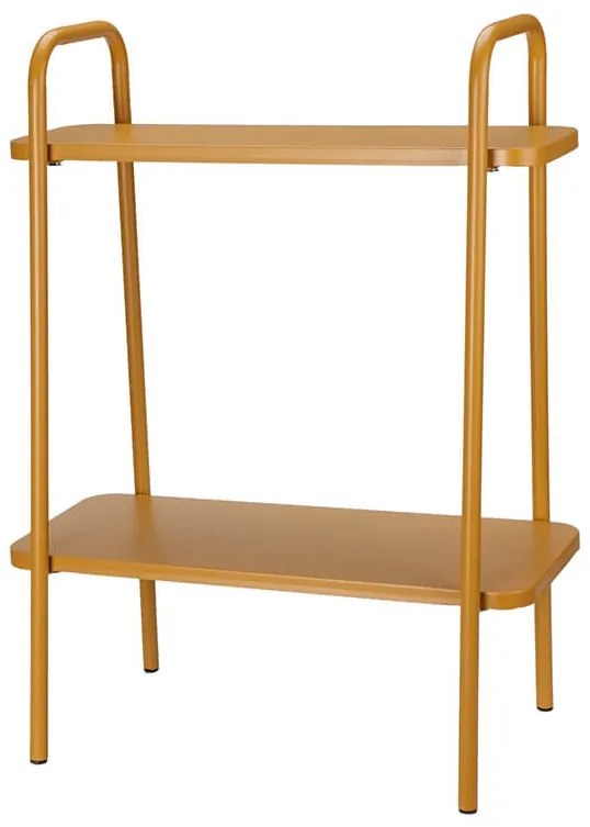 Βάση Φυτών με 2 επίπεδα και διαστάσεις 50x26x66cm - Mέταλλο - Mustard Yellow