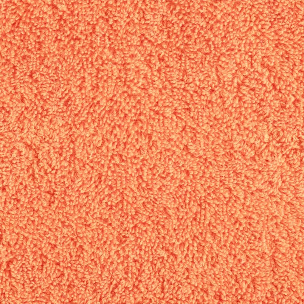 vidaXL Πετσέτες 10 pcs Πορτοκάλι 15 x 21 cm Βαμβάκι