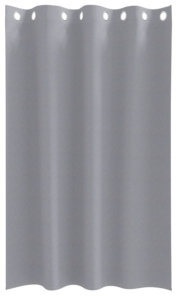vidaXL Κουρτίνες 2 pcs Ανοιχτό γκρι 175 x 140 εκ. Πολυεστέρας