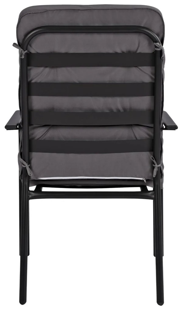 Καρέκλα - Πολυθρόνα ENDIKA C5680.01 Μεταλλική Γκρί με Μαξιλάρι 60x71x105Υ εκ. 60x71x105 εκ.