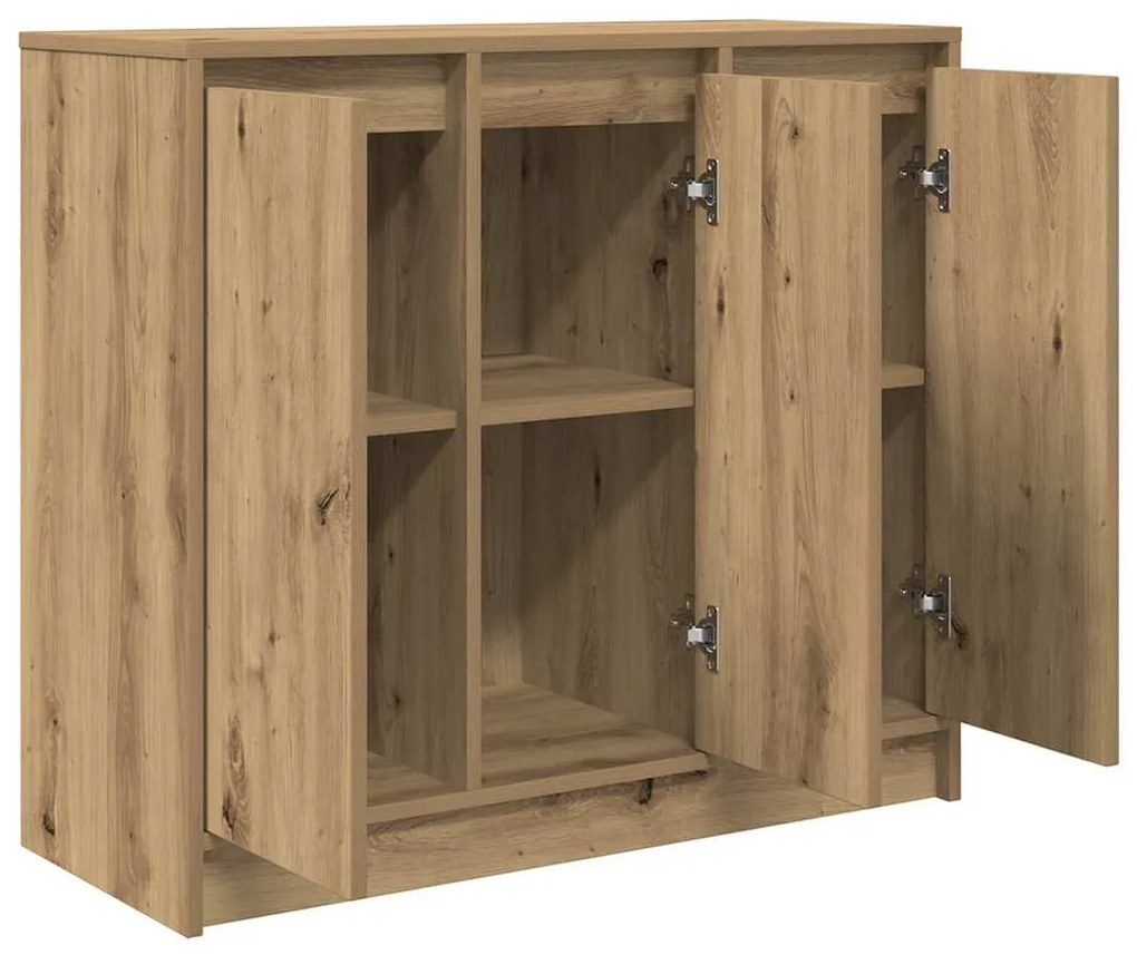 vidaXL Ντουλάπι τεχνίτης Δρυς 85x34x76 εκ. από Επεξεργασμένο Ξύλο