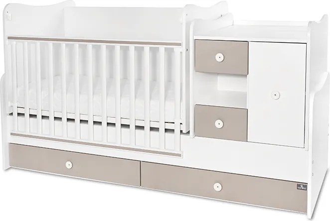 BED MINI MAX 190/72 COLOUR WHITE/STRING  NEW