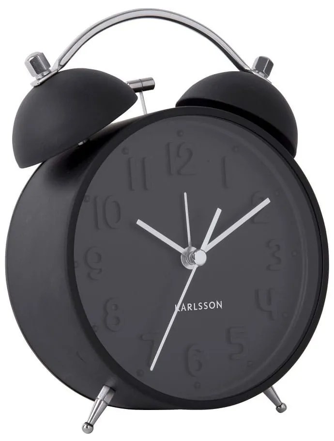 Επιτραπέζιο Ρολόι - Ξυπνητήρι KA5784BK Iconic Black Karlsson Μέταλλο