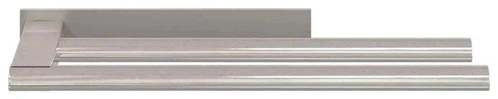 vidaXL Ράφι Πετσέτας Ασημί 40 x 9 x 4 εκ Ανοξείδωτο ατσάλι