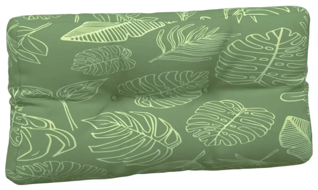 vidaXL Μαξιλάρια Παλέτας 5 τεμ. Σχέδιο Φύλλων Υφασμάτινα