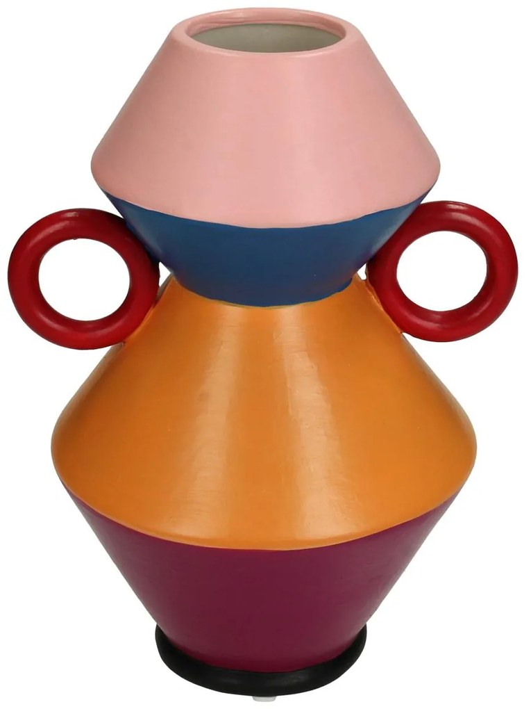 Βάζο ArteLibre Πολύχρωμο Πορσελάνη 15.7x13.8x21.3cm-05153597