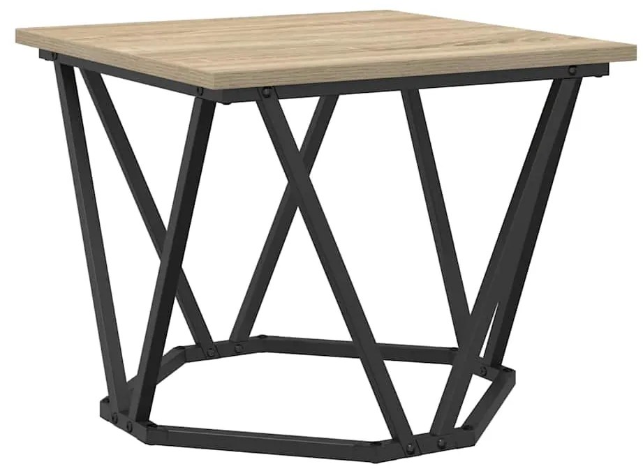 vidaXL Τραπεζάκι σαλονιού 3 pcs Sonoma Δρυς 50 x 50 x 40 cm
