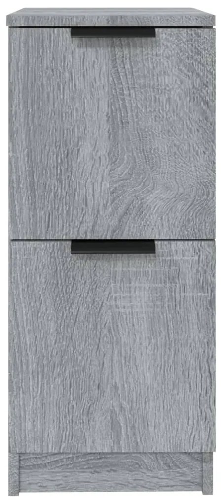 vidaXL Ντουλάπια 2 τεμ. Γκρι Sonoma 30x30x70 εκ. Επεξεργασμένο Ξύλο