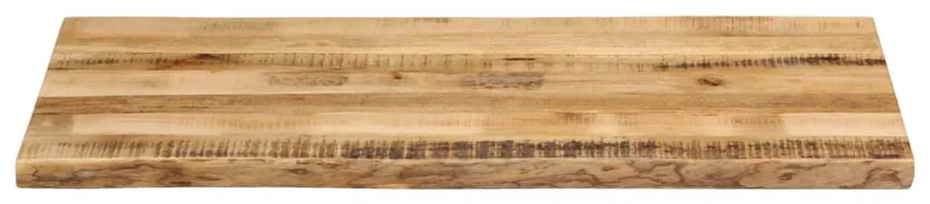 vidaXL Επιφάνεια Τραπεζιού 100x60x2,5 εκ. Live Edge Μασίφ Ξύλο Μάνγκο