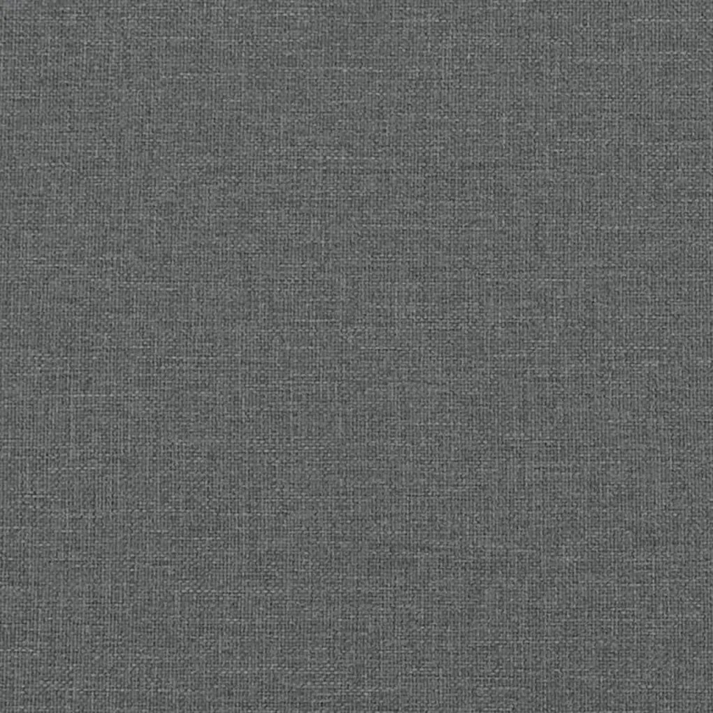 Σκαμπό Αποθήκευσης Σκούρο Γκρι 110 x 45 x 49 εκ. Υφασμάτινο - Γκρι