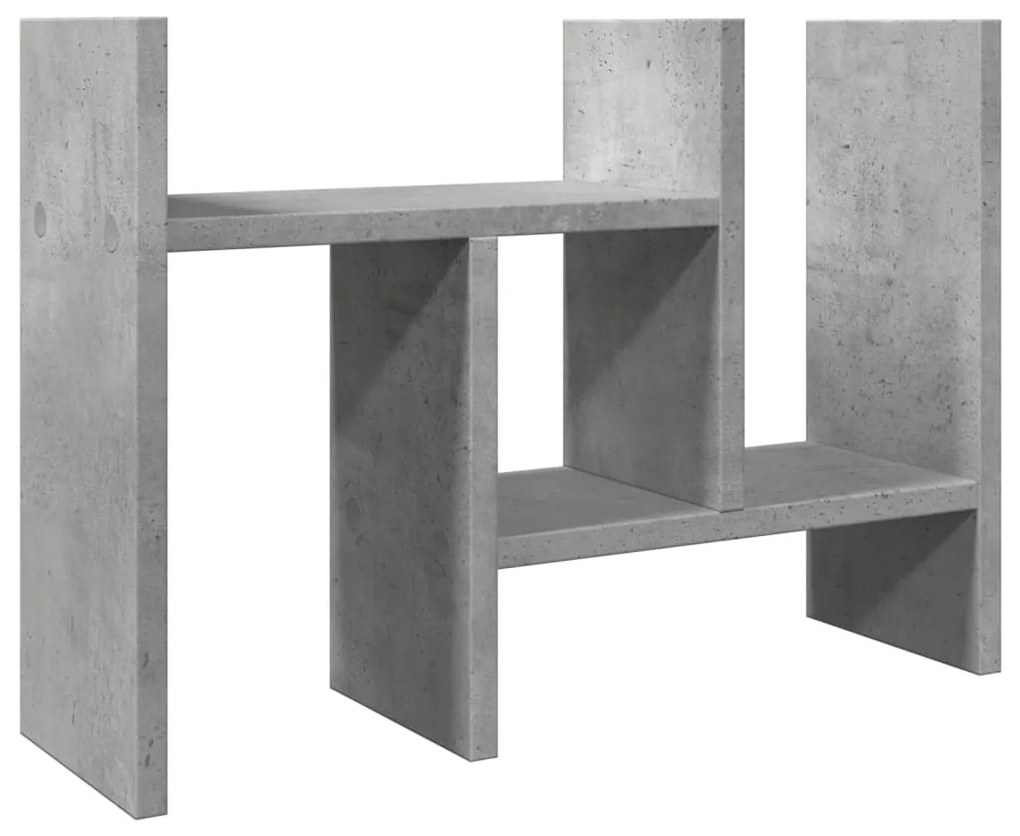 Έπιπλο Οργάνωσης Γραφείου Γκρι Σκυρ 34,5x15,5x35,5εκ Επεξ. Ξύλο