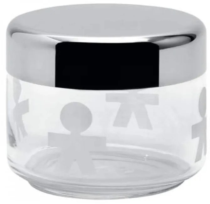 Δοχείο Αποθήκευσης Girodonto AKK35 500ml Silver-Clear Alessi Stainless Steel,Glass