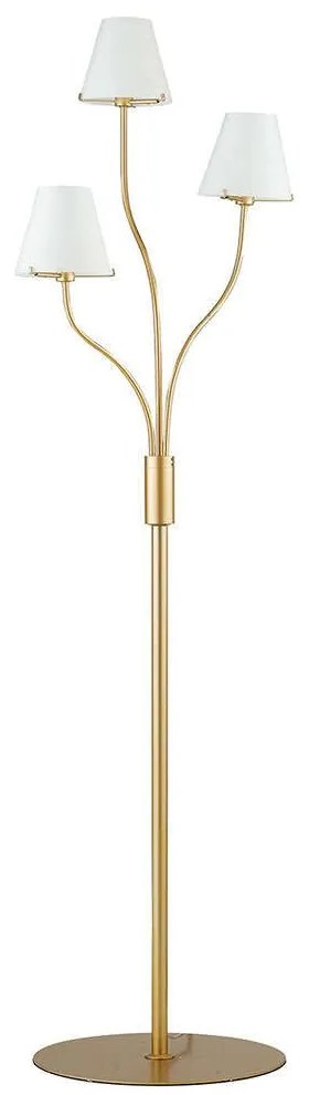 Φωτιστικό Δαπέδου I-Canto/PT3 Gold Luce Ambiente Design Metal, Glass