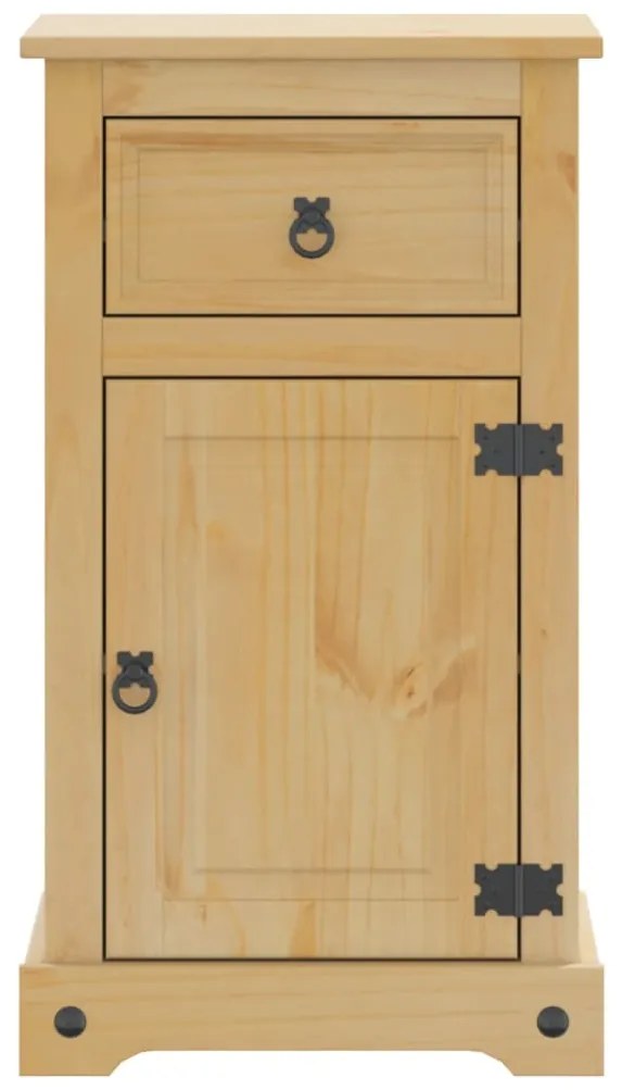 vidaXL Ντουλάπι Μπάνιου Corona 45x33x80 εκ. από Μασίφ Ξύλο Πεύκου