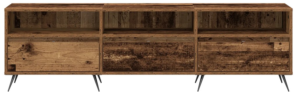 vidaXL Ντουλάπα TV Παλιού Ξύλου 150x30x44,5 εκ. Από Μηχανικά ξύλα