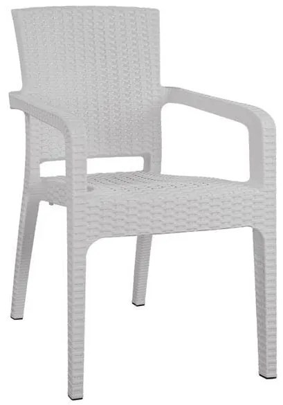 Πολυθρόνα Rattan HM5590.04 White