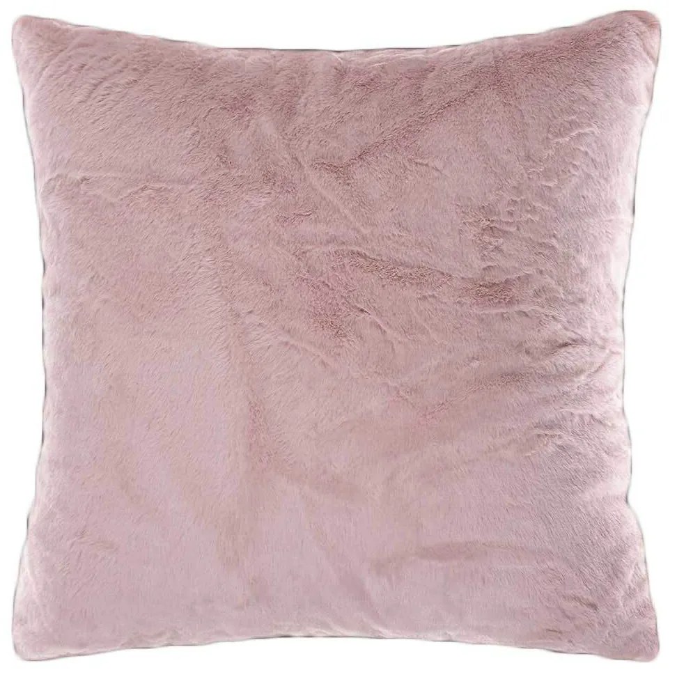 Γούνινη Διακοσμητική Μαξιλαροθήκη (45x45) Silk Fashion NX202 Pink