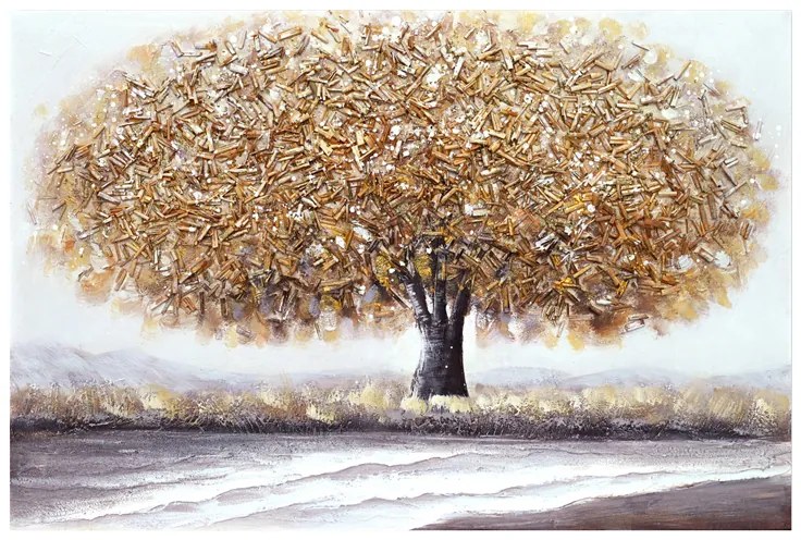 Πίνακας σε καμβά Forestree 3D Inart 90x3x60εκ