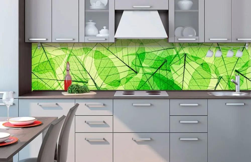 Αυτοκόλλητη φωτοταπετσαρία για δομή φύλλου κουζίνας