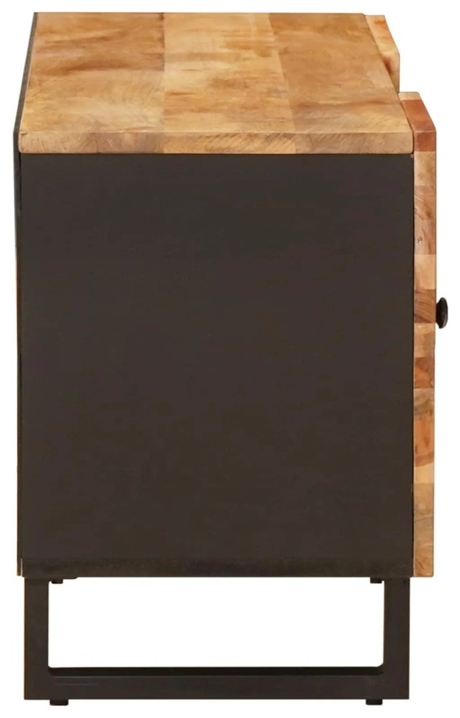 vidaXL Ντουλάπι TV με ράφι Καφέ 105 x 33 x 46 εκ. Στερεό ξύλο μάνγκο