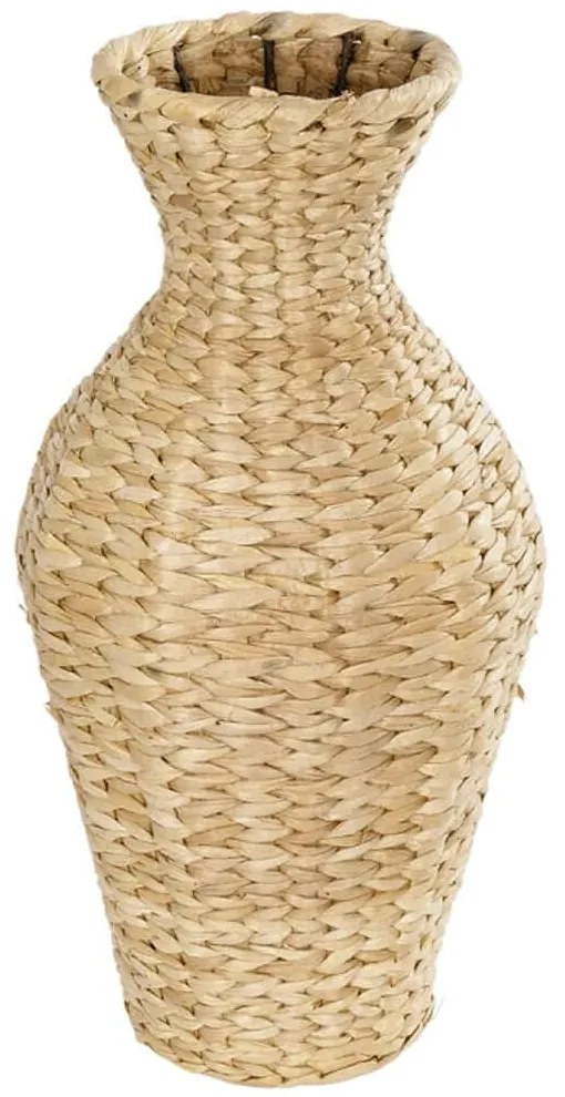 Βάζο Πλεκτό Havana 21223 22x22x42cm Beige GloboStar Ξύλο
