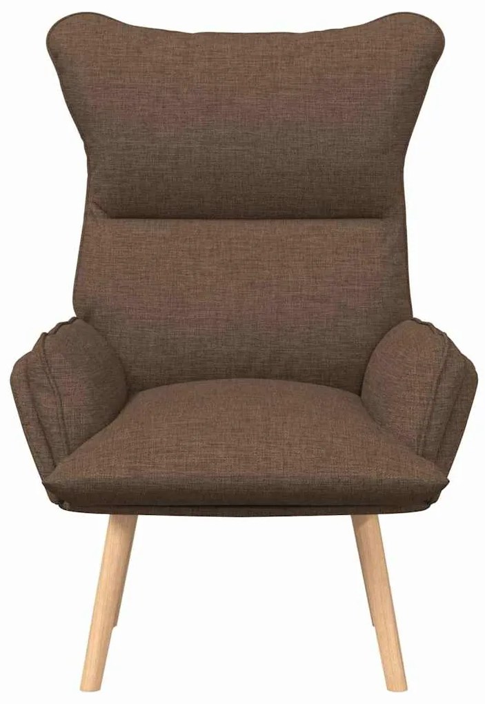 vidaXL Χαλαρωτική Πολυθρόνα Καφέ 69 x 74 x 93 εκ. ύφασμα