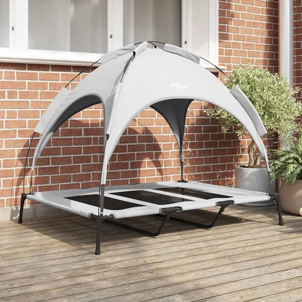 Κρεβάτι Σκύλου Ασημί Γκρι xl Ατσάλι