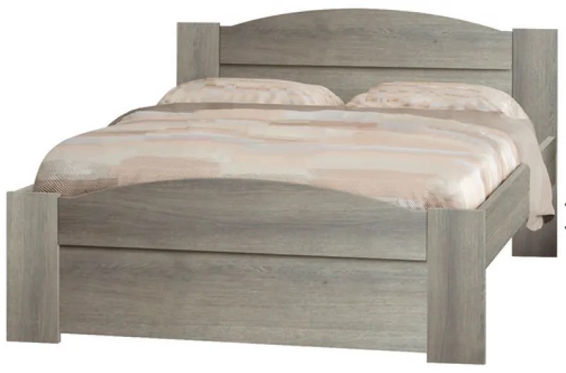 Intrahome Κρεβάτι "ΚΥΜΑ" διπλό σε χρώμα σταχτί 140x190 Intrahomesa-00652547