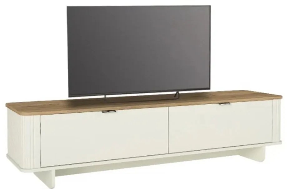 Έπιπλο Τηλεόρασης Bohema 0265890 180x47x45,6cm Ivory-Sepet Oak