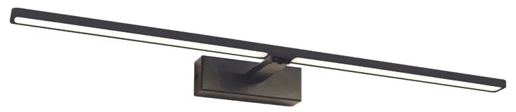 Φωτιστικό Επίτοιχο Aca PN15LEDW67BK PALMA Μαύρο Ματ (Black Mat) 3000K