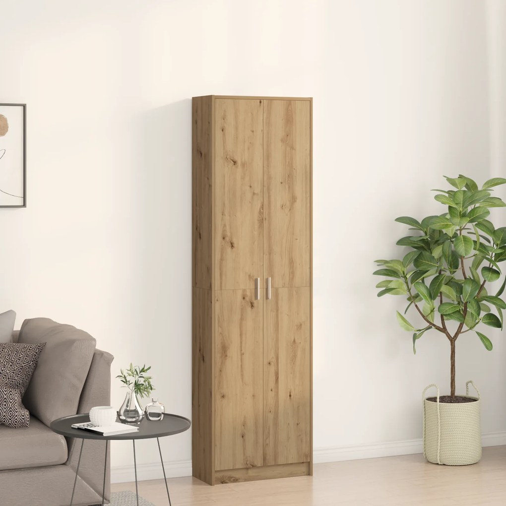 vidaXL Ντουλάπα  από καρυδιά 55x25x189 εκ. Επεξεργασμένο ξύλο