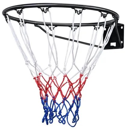 VEVOR Basketball Rim, Wall Door Mounted Basketball Hoop, Heavy Duty Q235 Basketball Flex Rim Goal Replacement with Net and Double Spring, Standard 18" Indoor Outdoor Hanging Hoop for Kids Adults