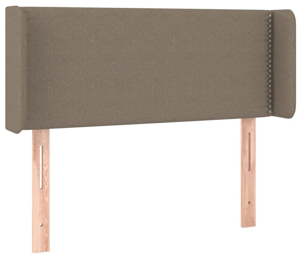 Κεφαλάρι με Πτερύγια Taupe 83x16x78/88 εκ. Υφασμάτινο 3118606