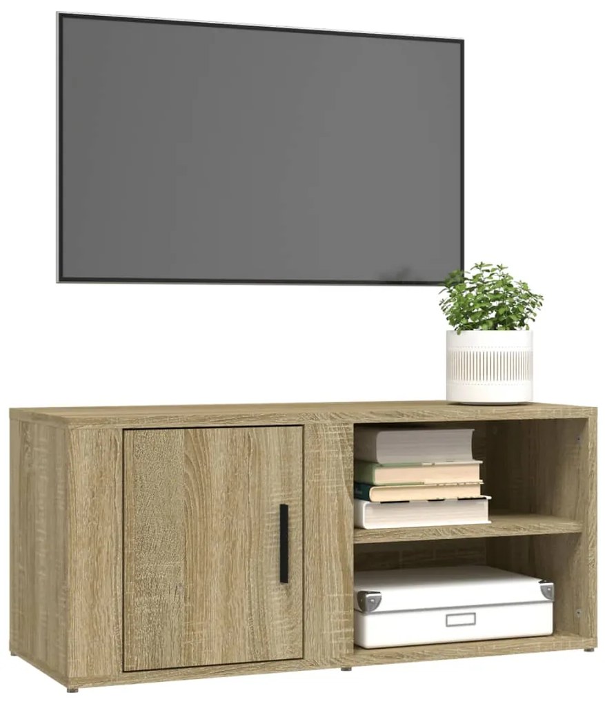 vidaXL Έπιπλα Τηλεόρασης 2 τεμ. Sonoma Δρυς 80x31,5x36 εκ. Επεξ. Ξύλο