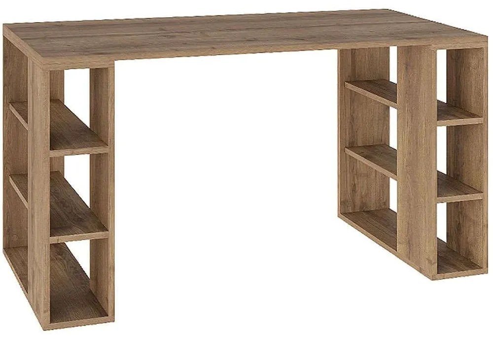 Γραφείο Εργασίας Colmar 0249814 140x60x75cm Light Walnut