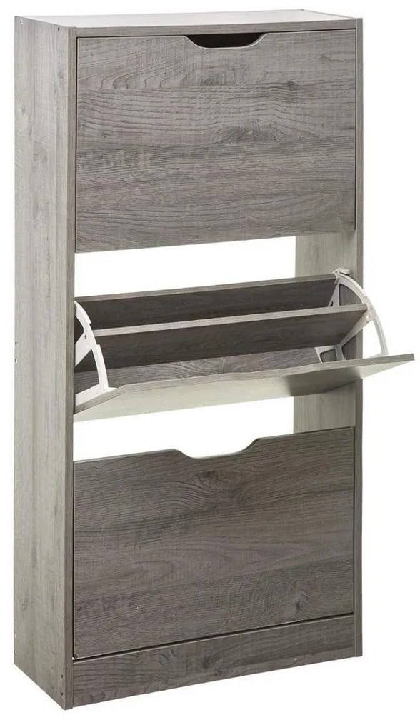 Παπουτσοθήκη 5five Simply Smart Ανοιχτό Γκρι Ξύλο 115 x 60 x 24 cm