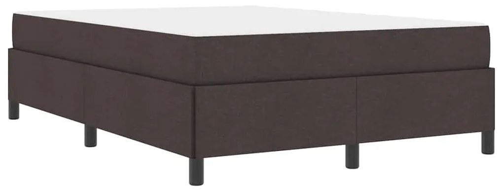 vidaXL Κρεβάτι με ελατήρια Καφέ 140 x 200 cm