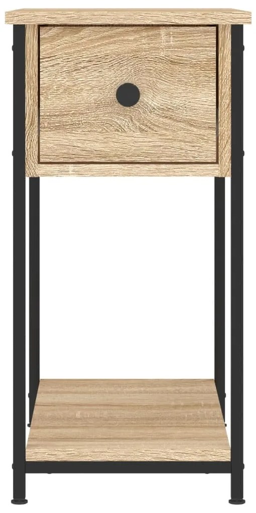 vidaXL Κομοδίνα 2 τεμ. Sonoma Δρυς 30 x 60 x 60 εκ. από Επεξεργ. Ξύλο