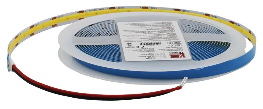 Adeleq Ταινία COB LED 5m 12VDC 11W Και 480LED Ανά Μέτρο IP20 Ψυχρό 30-45110