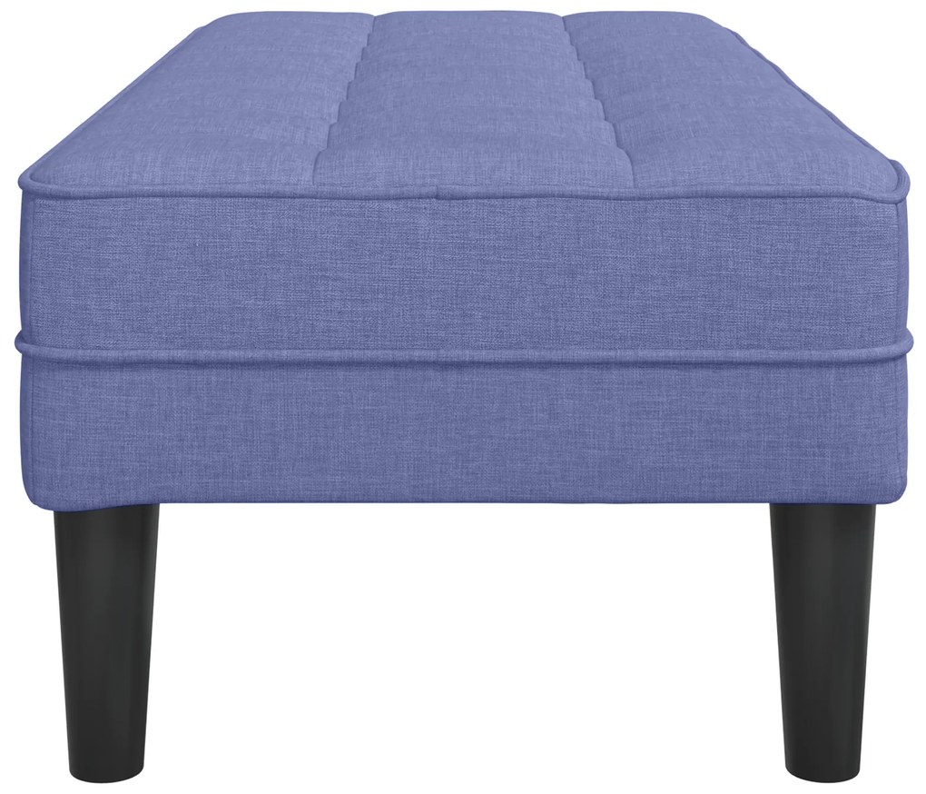 vidaXL Παγκάκι Τζην Μπλε 113x57x39 εκ. Υφασμάτινο
