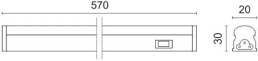 Γραμμικό φωτιστικό LED 5225