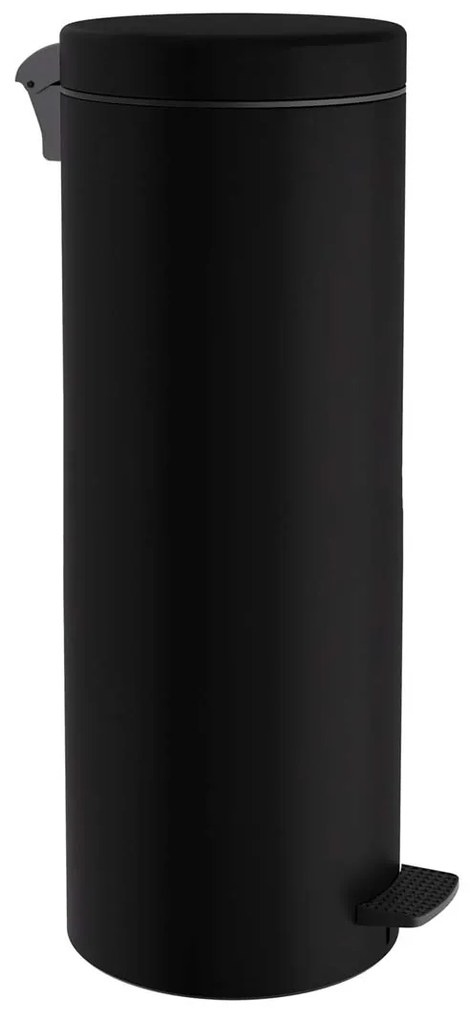 Κάδος Απορριμμάτων (Φ20x53) Pam &amp; Co 16lt 2053 Black Matte